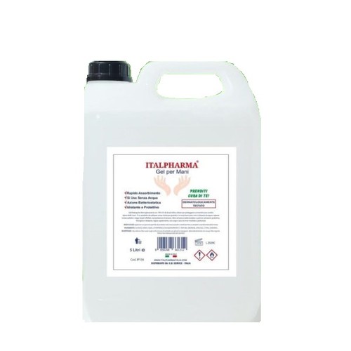 Gel igienizzante 5000ml tanica - gel,